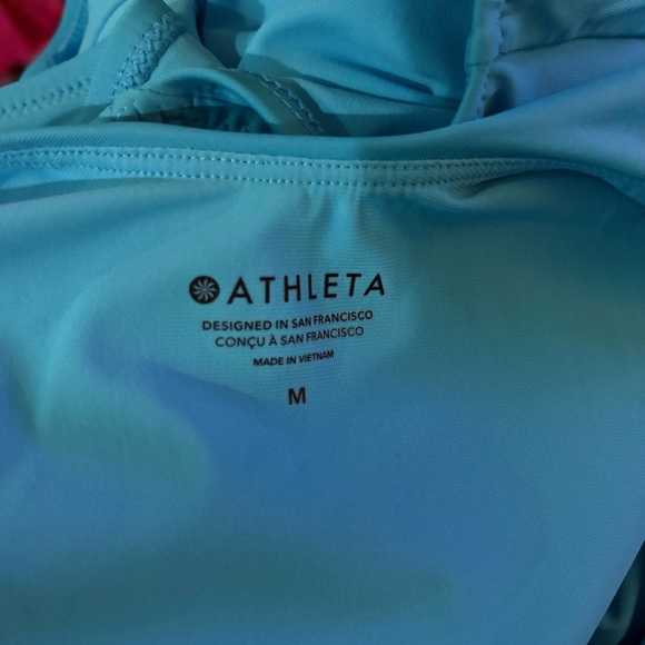 Athleta Blue Women's One Piece Swimsuit - Picture 10 of 11